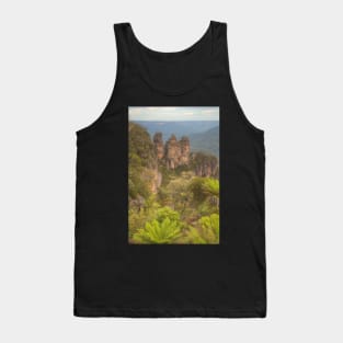 Three Sisters & Ferns ... Portrait View Tank Top